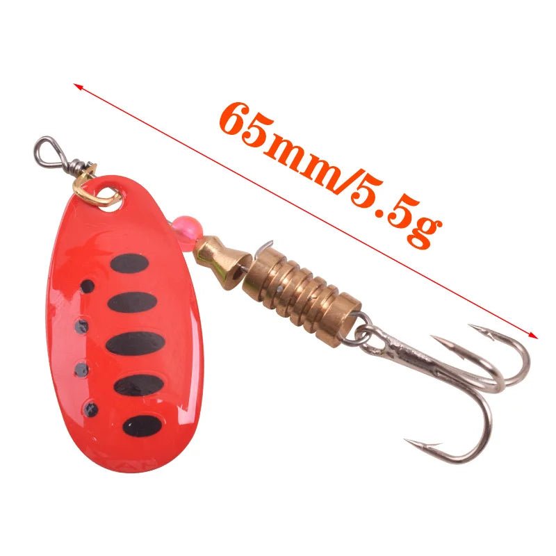 Fishing Wobblers Spoon Spinners Lures 3.5 - 5.5 g