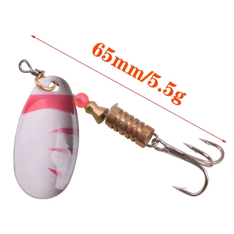 Fishing Wobblers Spoon Spinners Lures 3.5 - 5.5 g