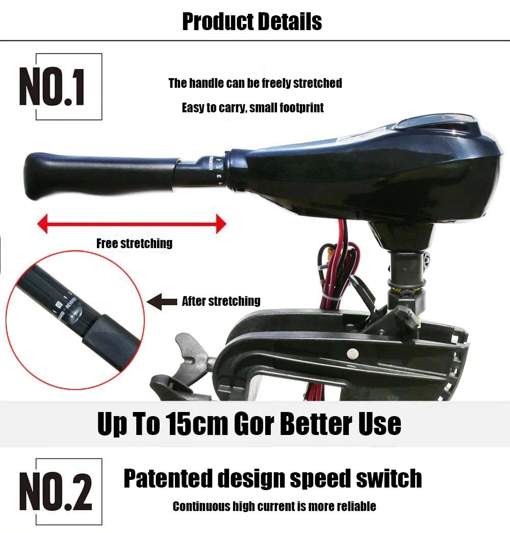 Solar Marine Kayak Propeller (12 Volts)