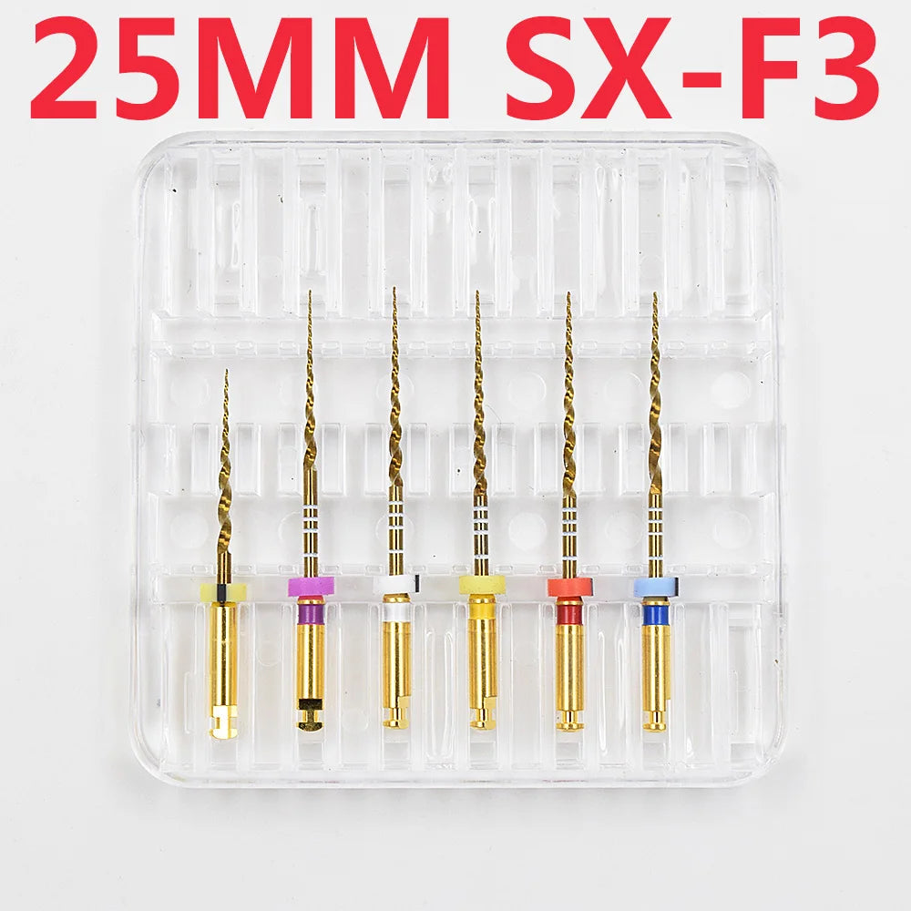 Nickel titanium flexible files 21/25 mm