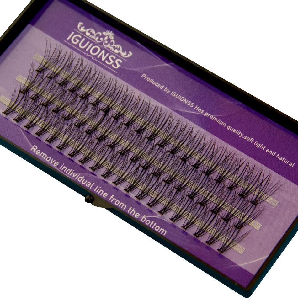Eyelash Extension Make up IGUIONSS Super Cluster