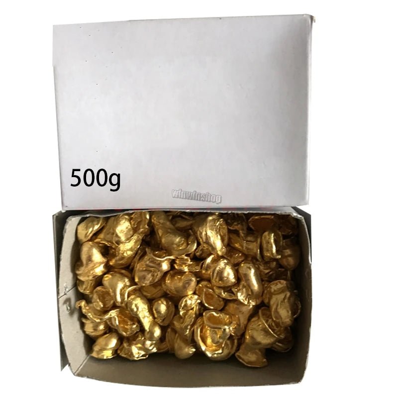 Dentistry Supplies Equipment 470 g yellow metal alloy, to cast a crown.