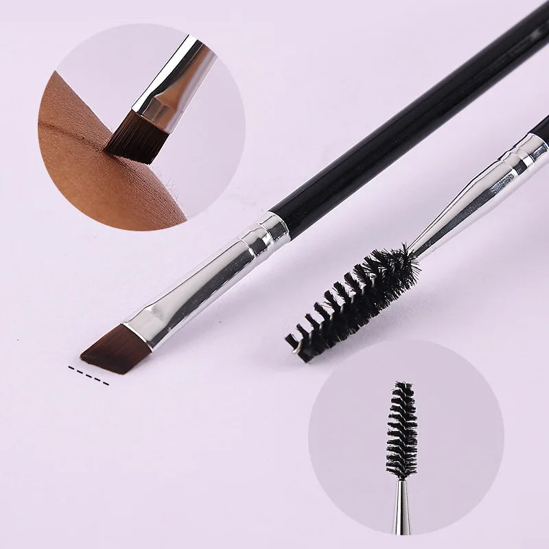 Makeup Eyelash Brush Eyebrow double-headed