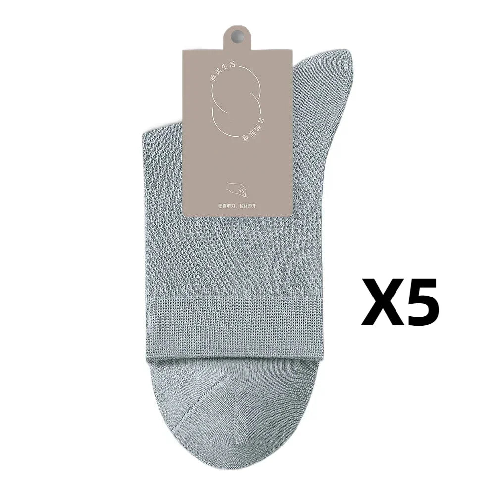 Health care products Antibiosis Socks for Men (96% Pure Cotton,5 Pairs) Light grey colour socks 5 pairs offers