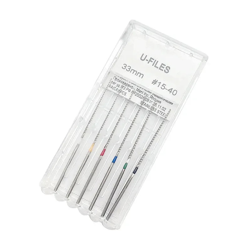U Root Canal Files Stainless 33 mm