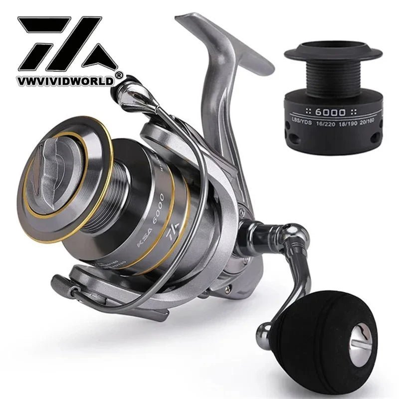 Saltwater Spinning Reels, Double Spool