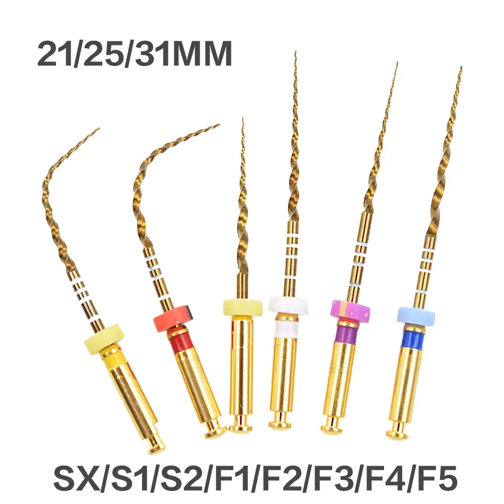 Nickel titanium flexible files 21/25 mm