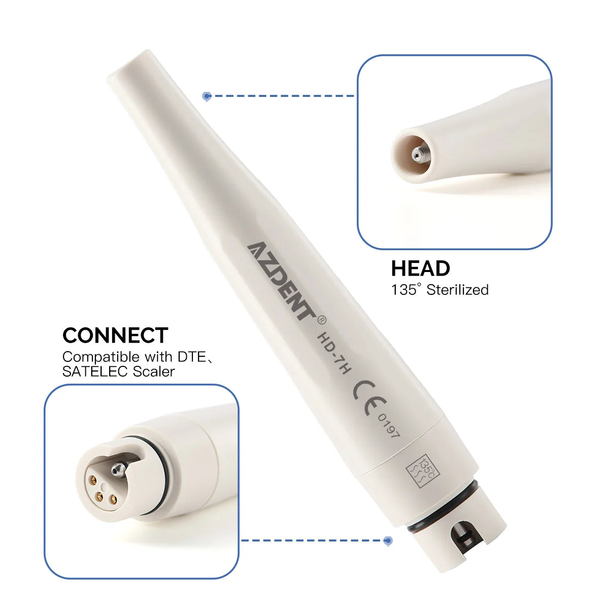 Light Ultrasonic Scaler AZDENT LED