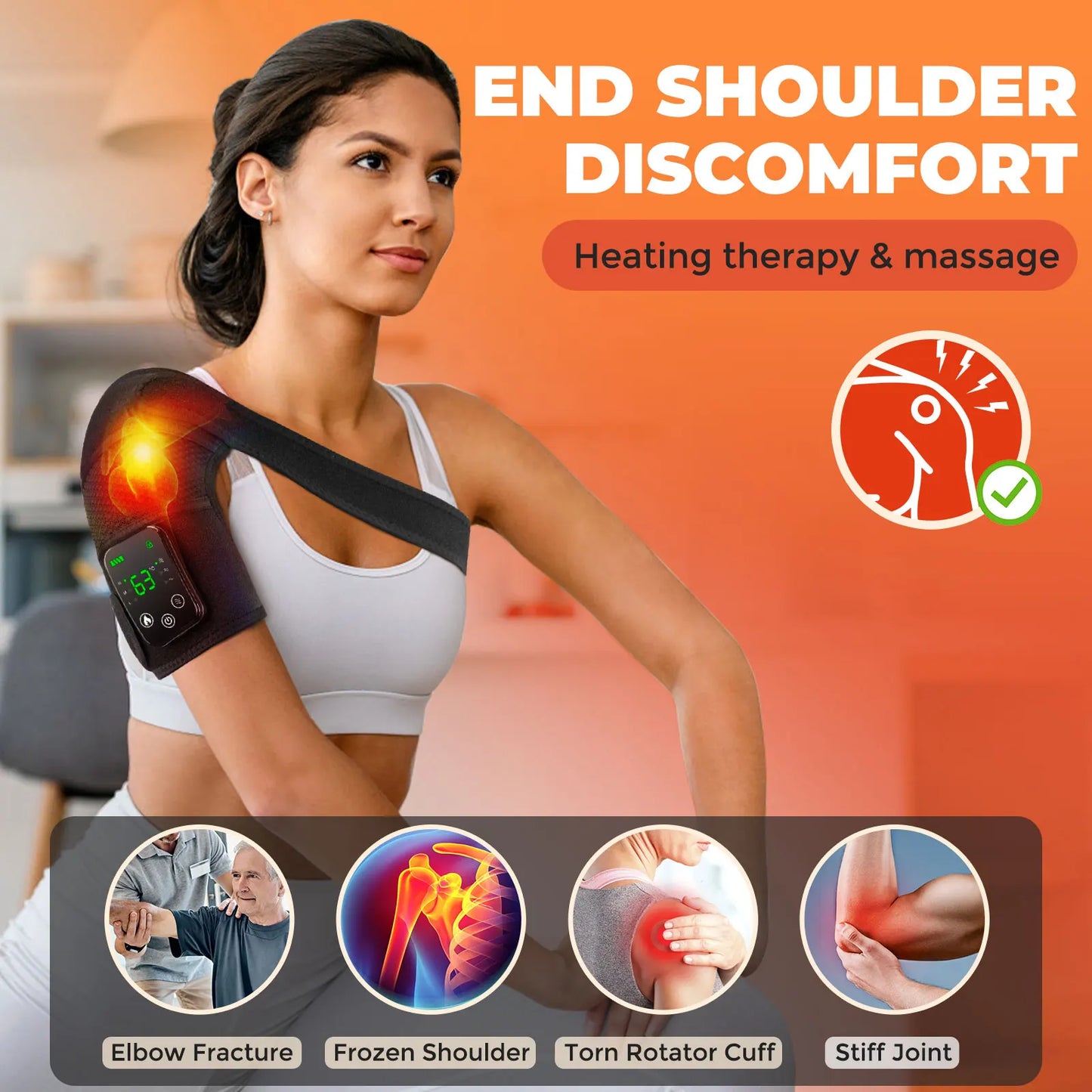 Heated Vibration knee Massager
