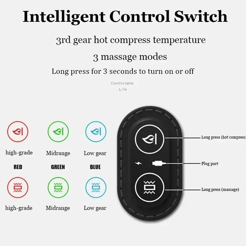 Wellness Electric Cervical Heating Neck Massager Pillow