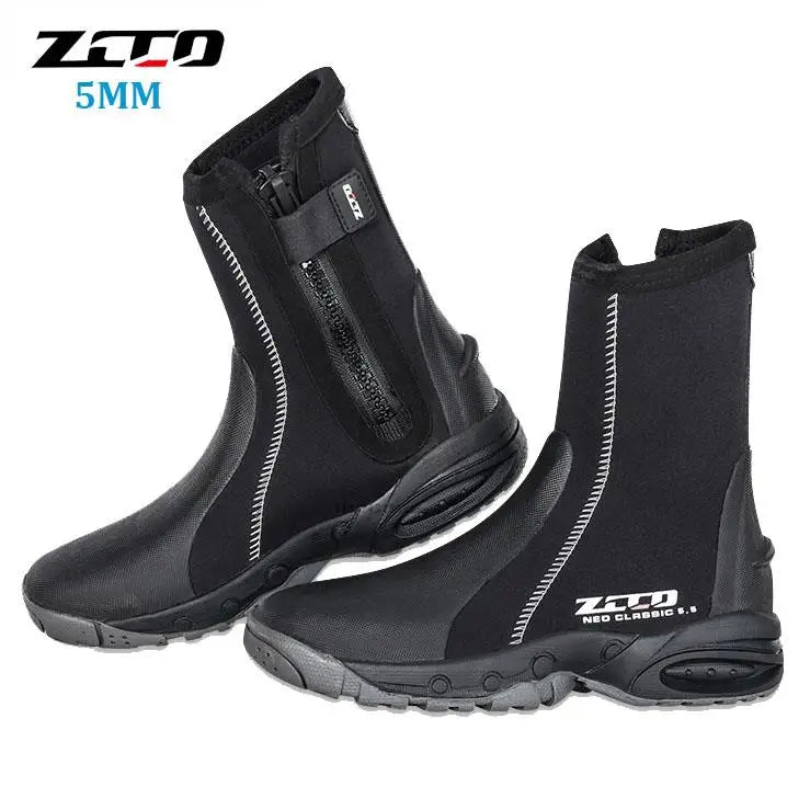 Unisex Neoprene Scuba Diving Boots (5 mm)