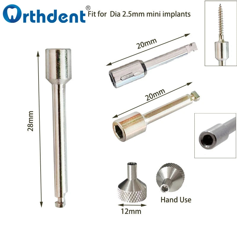Dentistry Supplies Equipment's Orthodontic Screw Adaptor Hexagonal