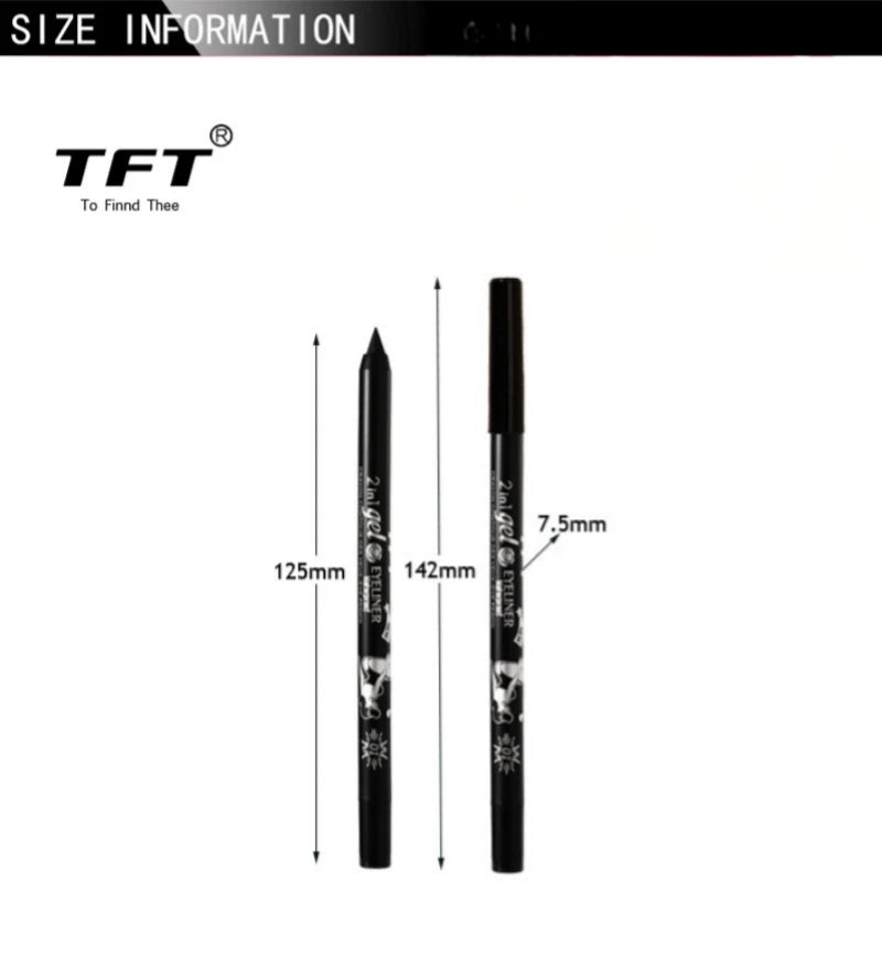 Makeup Waterproof Eyeliner Gel Pen Colourful