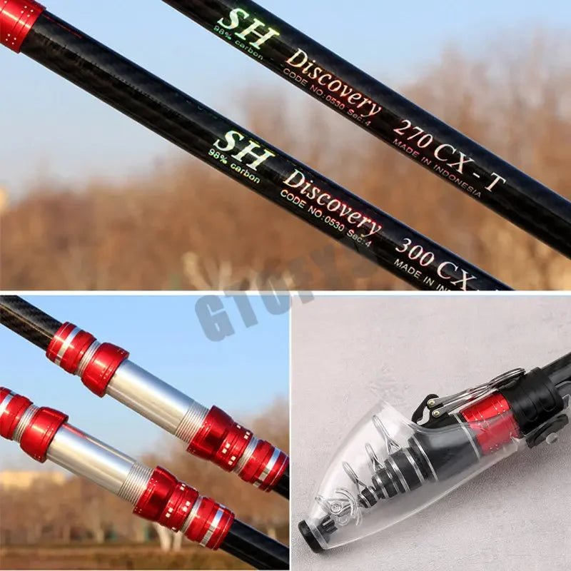 Telescopic Fishing Rod (2.7 to 4.5 m)