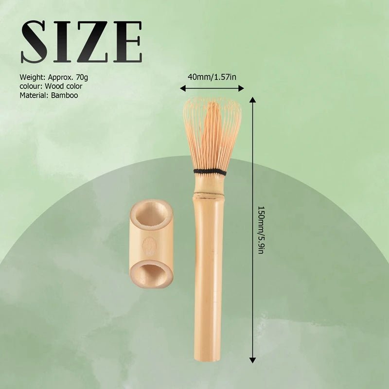 Massage Therapy accessories Green Tea Matcha Whisk Bamboo