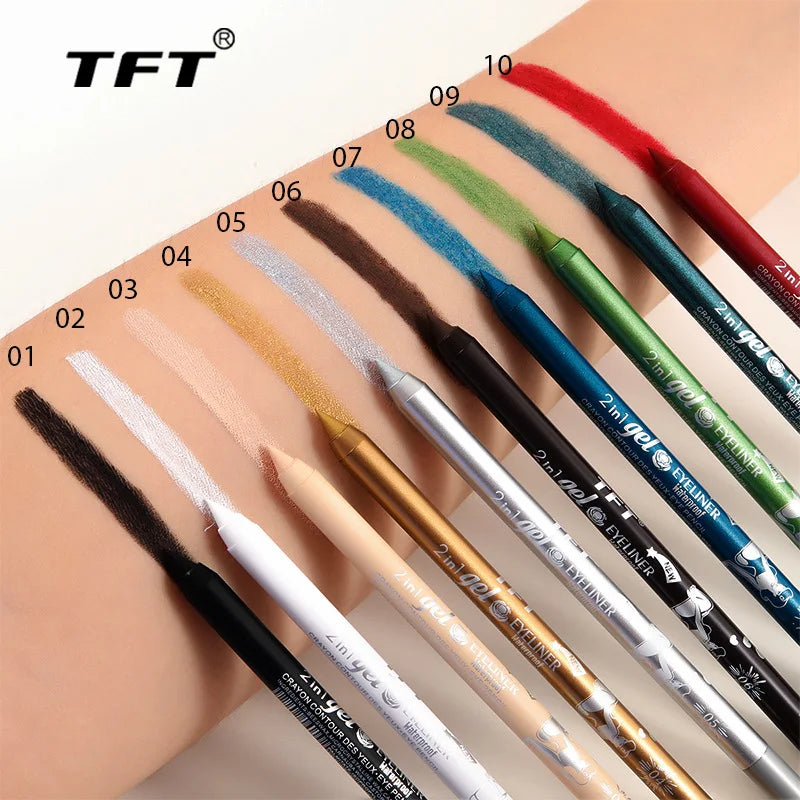 Makeup Waterproof Eyeliner Gel Pen Colourful