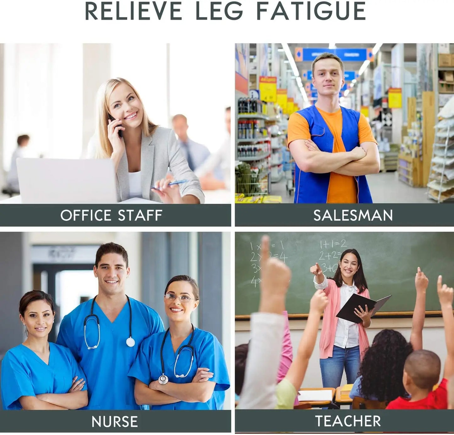 Diabetes Medical Unisex Compression Stock Knee High