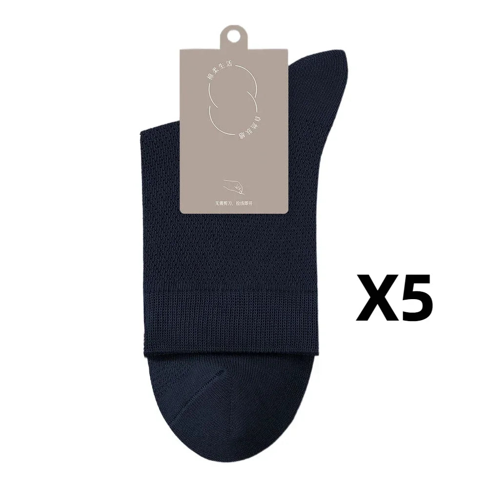 Health care products Antibiosis Socks for Men (96% Pure Cotton,5 Pairs) black colour socks 5 pairs offers