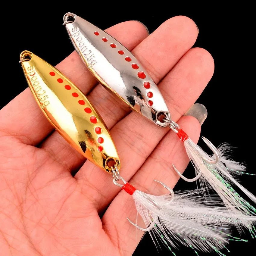 Fishing Metal Spinners Spoon Lures (2.5 to 30 g)