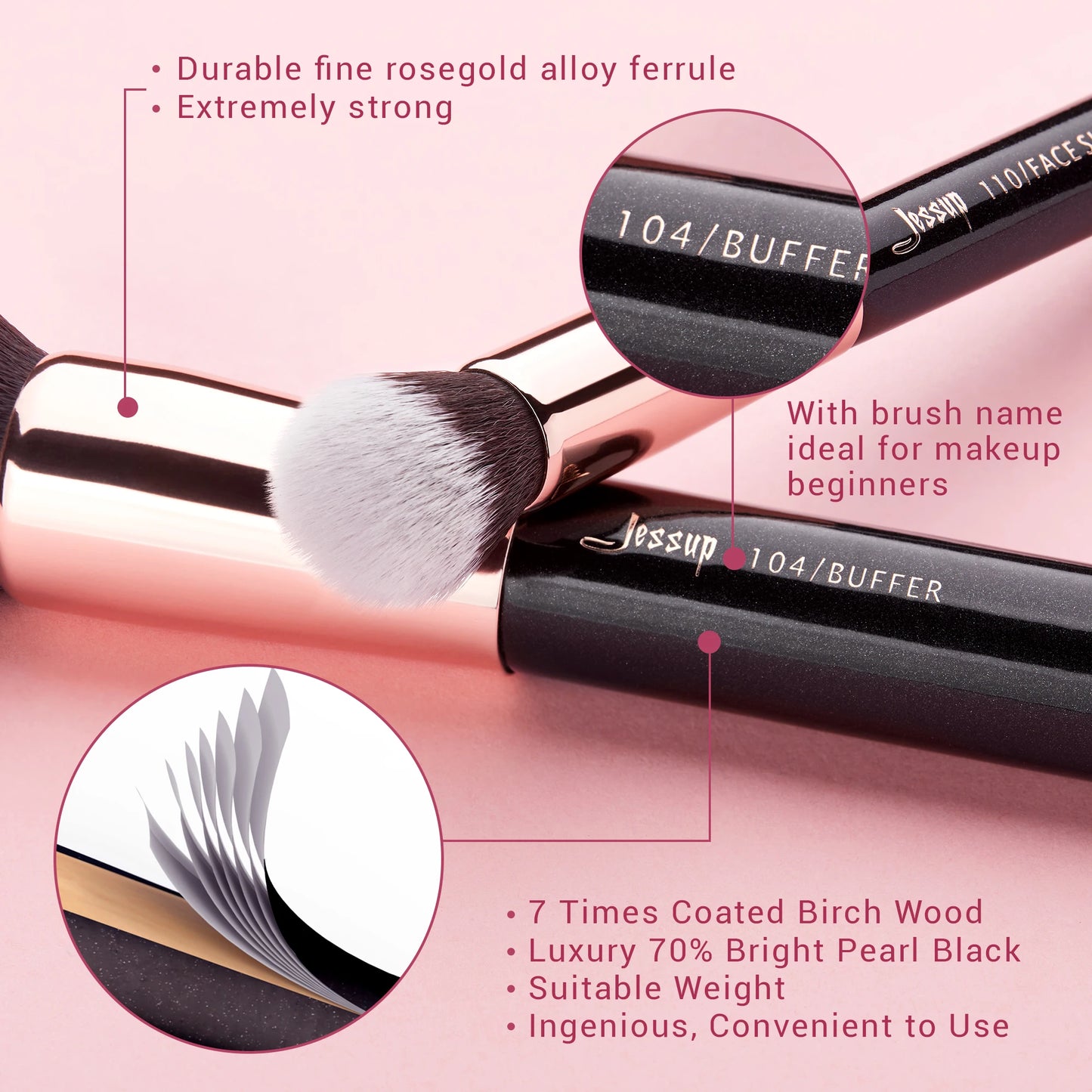 Professional Makeup Brushes Set