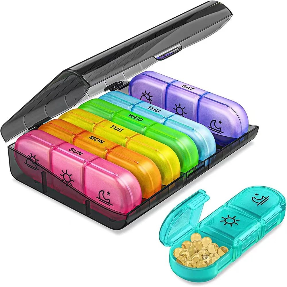 Health care products Pill Box 7 days Organizer 21 grids (1 set)
