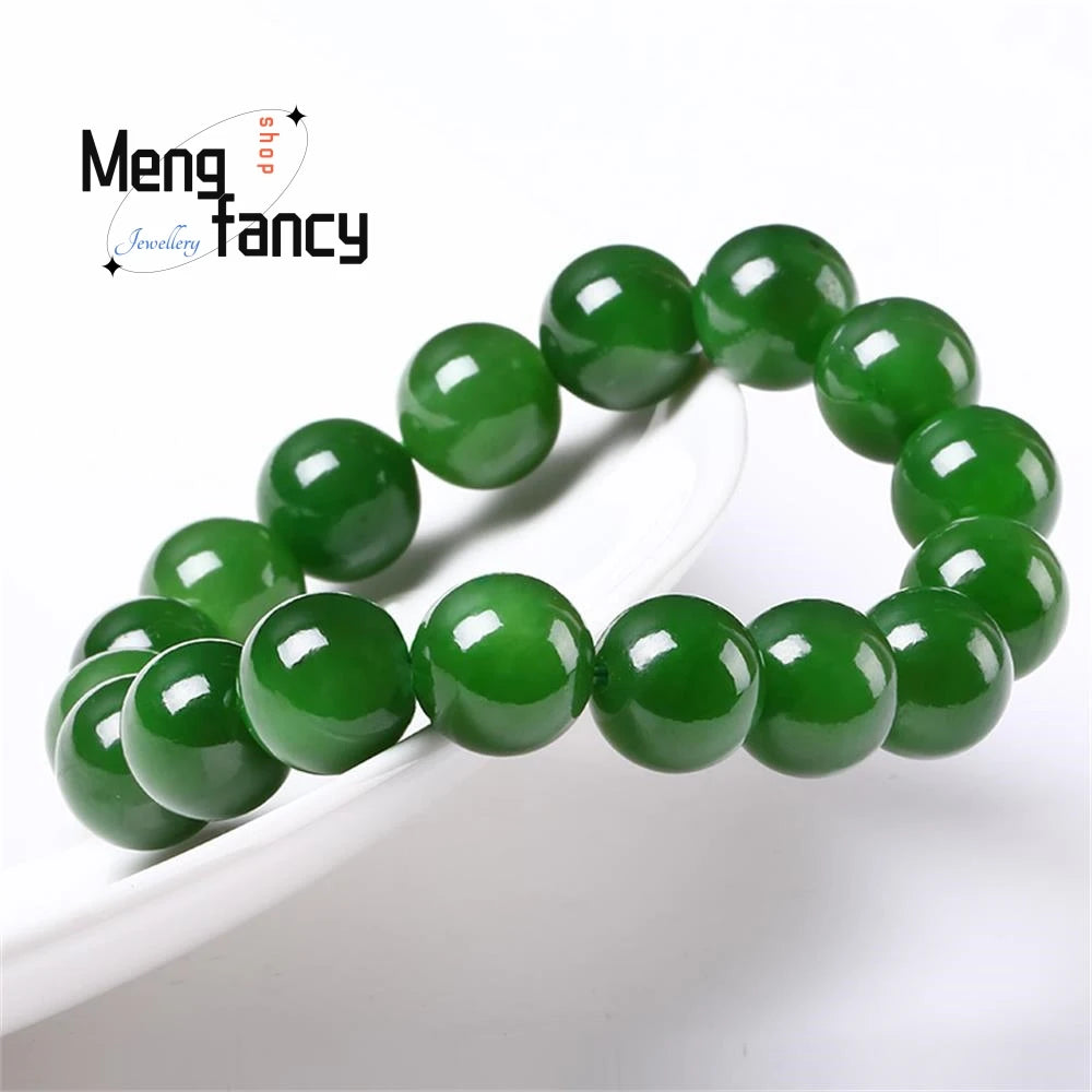 Natural Jade Jasper Elastic Bracelet