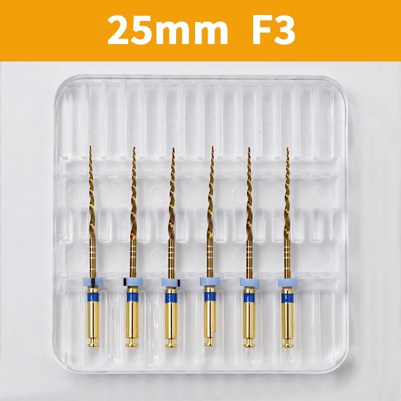Dentistry Supplies & Equipment Nickel titanium flexible files 21/25 mm Picture of 25 mm F3 Set (6 pieces)