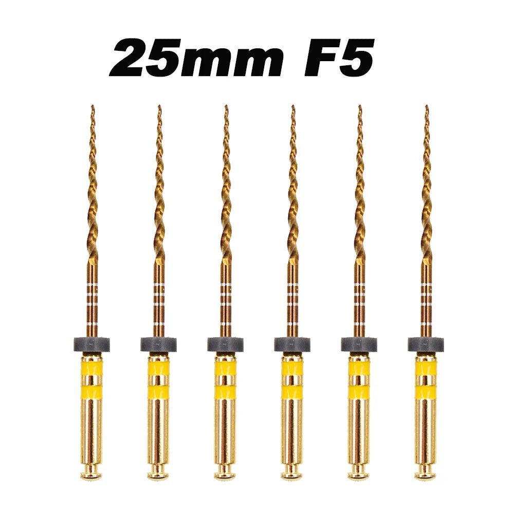 Dentistry Supplies & Equipment Nickel titanium flexible files 21/25 mm Picture of 25 mm F5 Set (6 pieces)