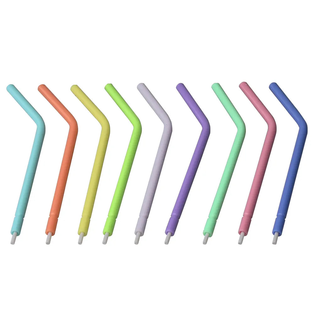 Dentistry Supplies & Equipment Nozzle Tips (3 Way Syringe Unit Chair) Each Bag contain 250 pieces (9 colours available, shown in line)