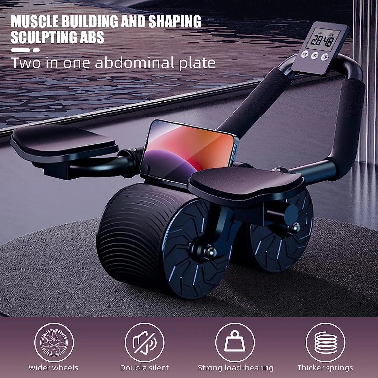 Fitness Abdominal Exercise Wheel Muscle building and shaping abdominal