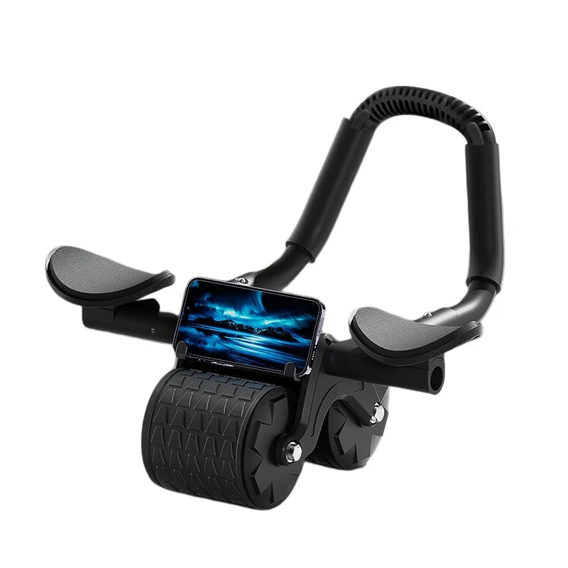 Fitness Abdominal Exercise Wheel Muscle side view black Colour style No counteroffers