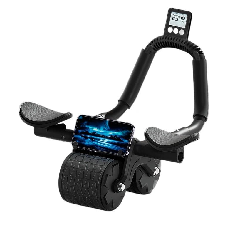 Fitness Abdominal Exercise Wheel Muscle side view black Colour style with counteroffers
