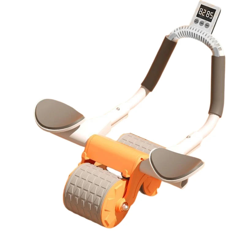 Fitness Abdominal Exercise Wheel Muscle side view Yellow Colour style with counteroffers