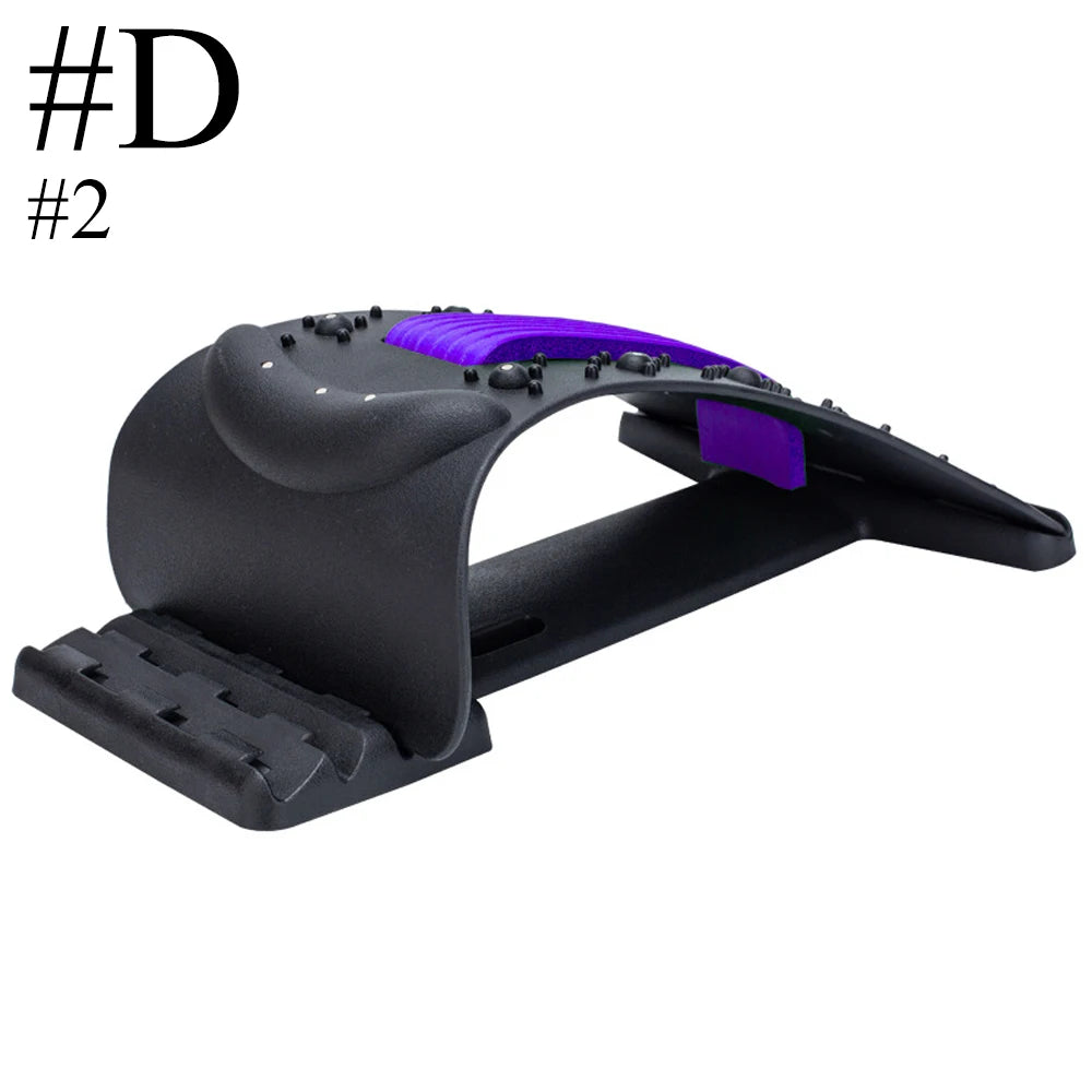 Fitness Back Stretcher Massage Purple Colour at level 3