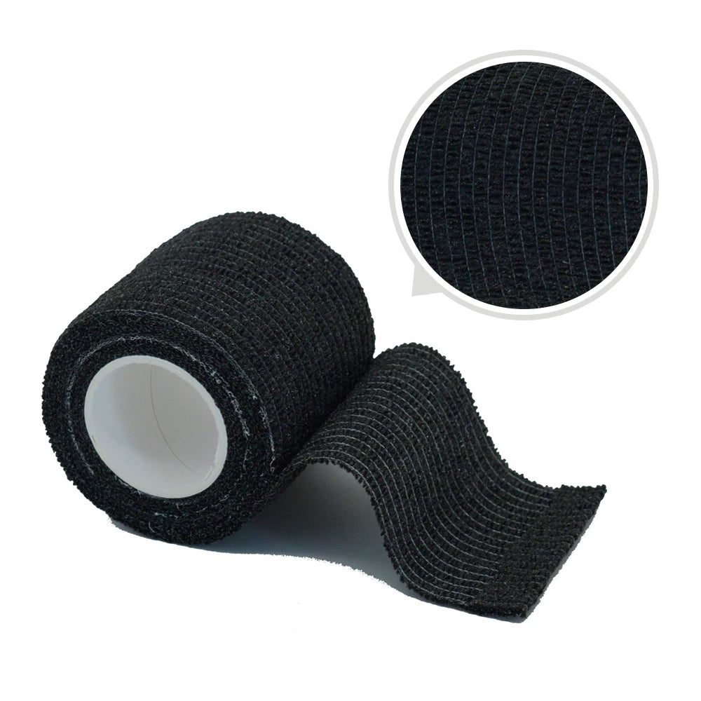 Fitness Colourful Athletic Wrap Tape Self Adhesive Elastic Bandage (11 Colours) Black tape offers show