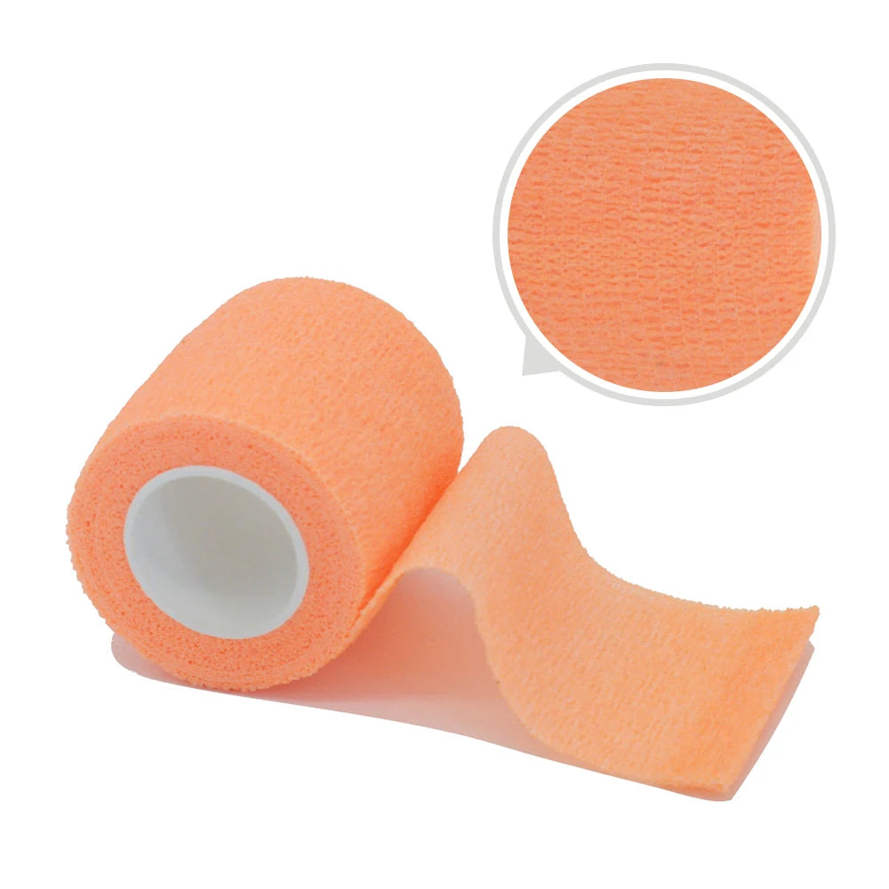 Fitness Colourful Athletic Wrap Tape Self Adhesive Elastic Bandage (11 Colours) Flesh Colour tape offers show