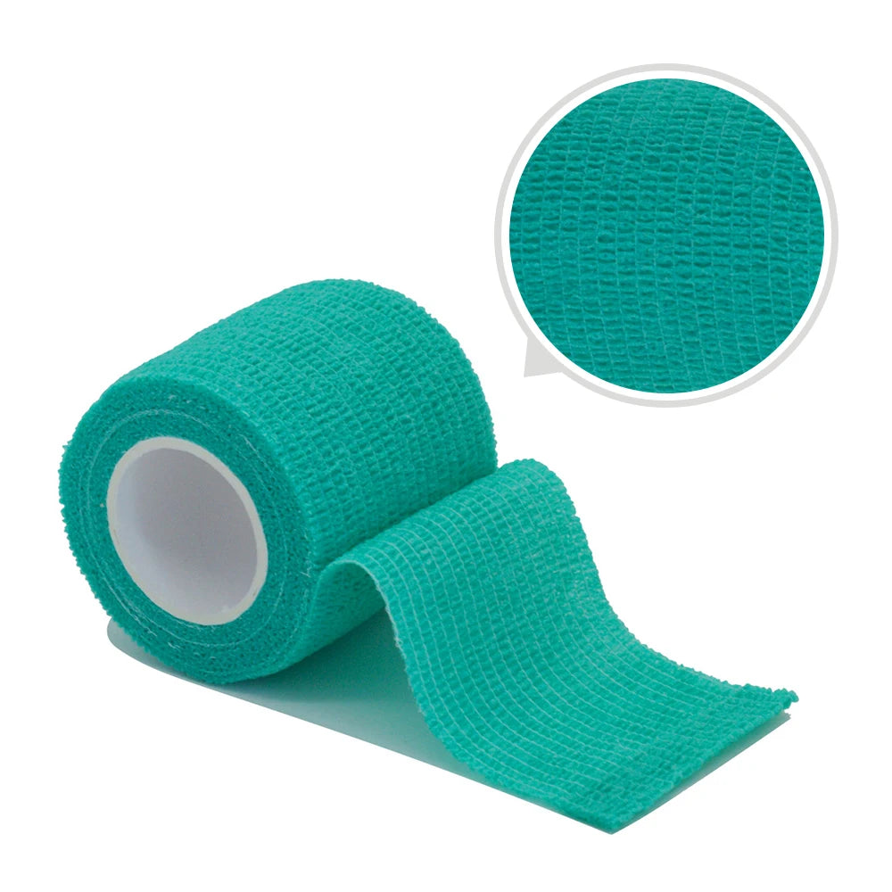 Fitness Colourful Athletic Wrap Tape Self Adhesive Elastic Bandage (11 Colours) Green tape offers show