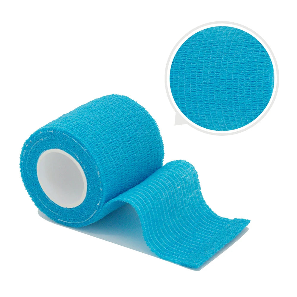 Fitness Colourful Athletic Wrap Tape Self Adhesive Elastic Bandage (11 Colours) Light blue ape offers show