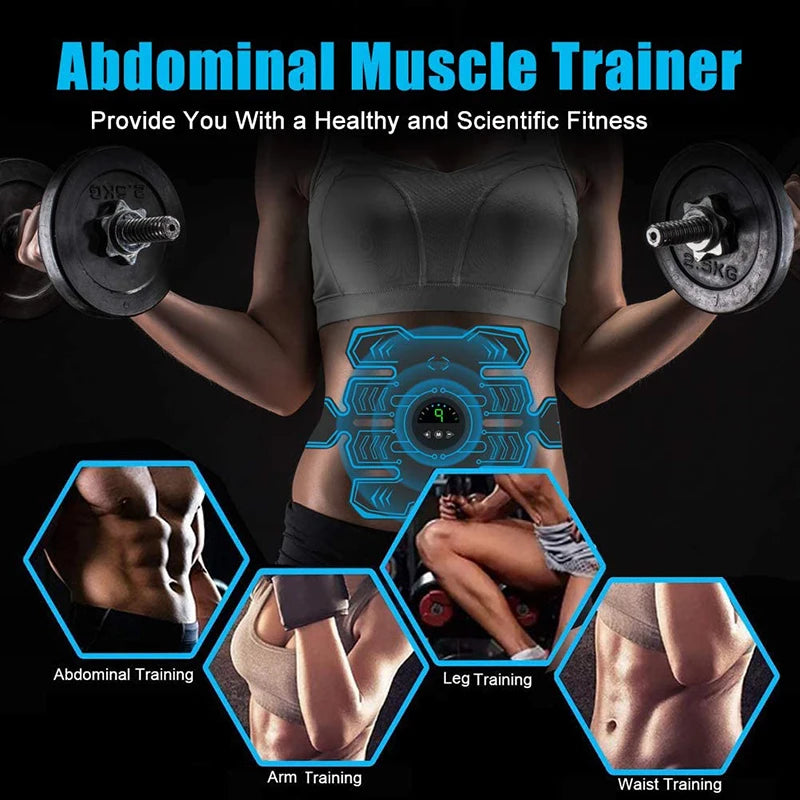 Fitness EMS Abdominal Muscle  Stimulator Provide you with a healthy and scientific Fitness
