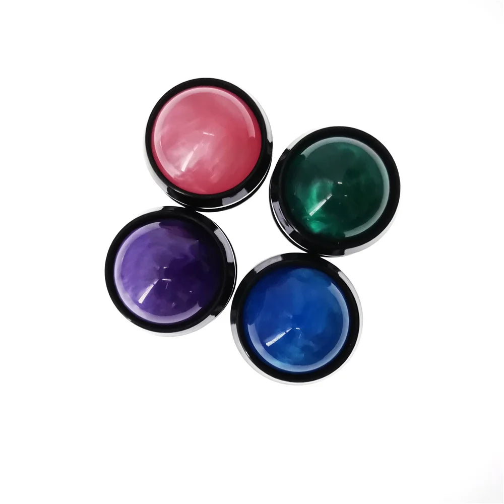 Fitness Rolling Massage Fitness Body Therapy Ball 4 colour offers display Blue, Purple, Pink, Green Top view