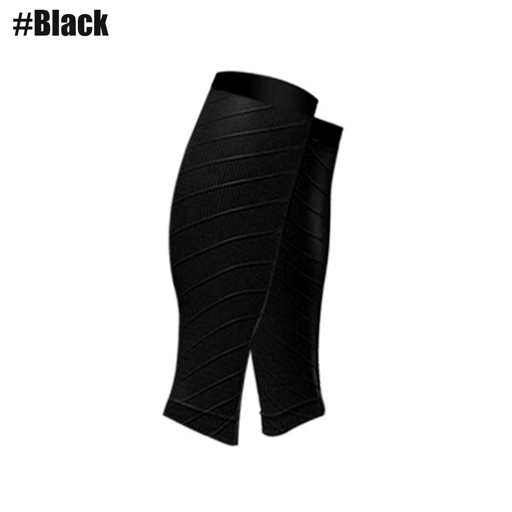 Fitness Unisex Compression Sleeves 20-30 mm Hg Running Leg Socks Black Colour Type 3
