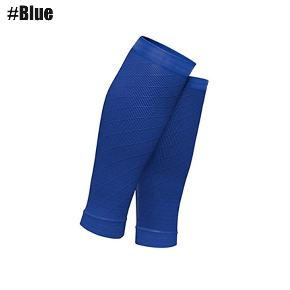 Fitness Unisex Compression Sleeves 20-30 mm Hg Running Leg Socks Blue Colour Type 3