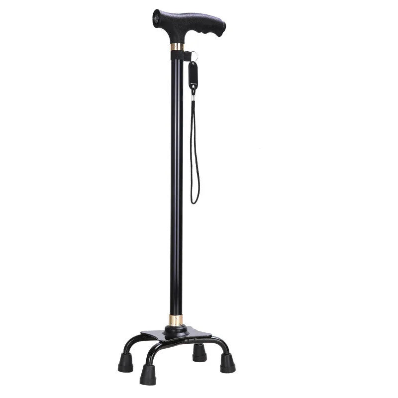 Health care products 1 Elderly Non-Slip Walking Sticks Black Colour with the 16 cm x 16 cm, 4 cup suction base offers