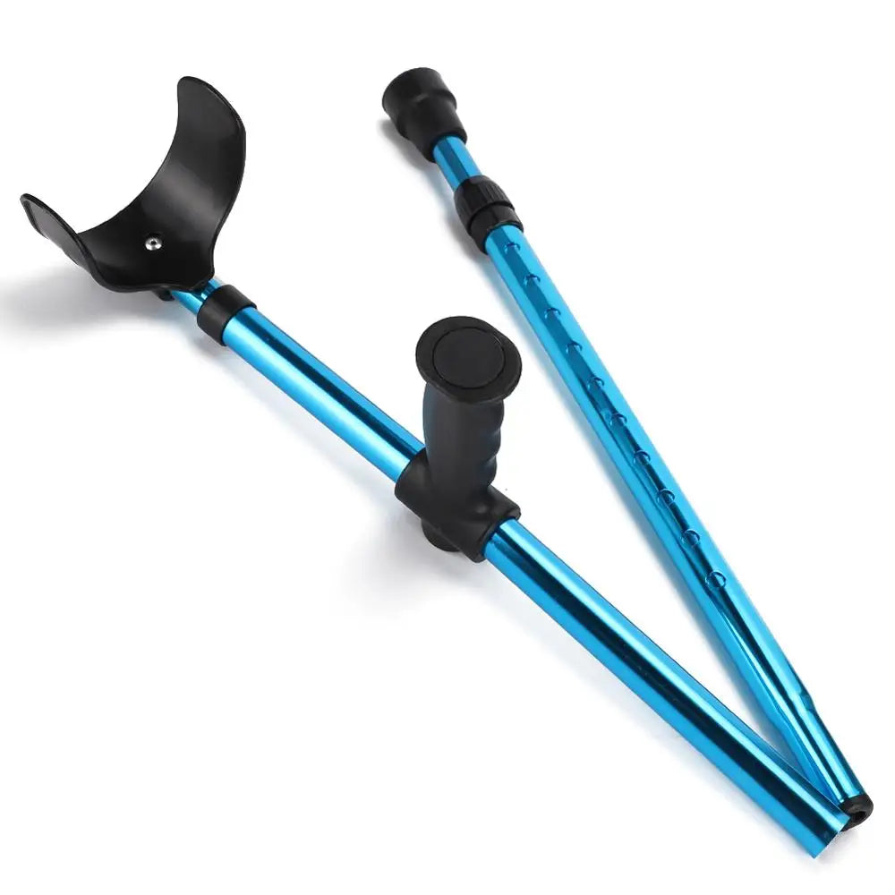 Health care products Collapsible Telescopic Folding Crutch Disable Leg    I piece other view show