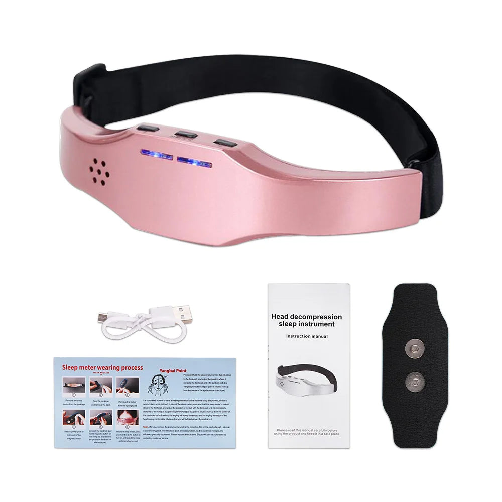 Health care products Head Massager for Migraine Pink Colour Parameters and How to use explain