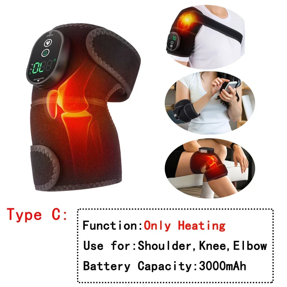 Health care products Heated Vibration knee Massager Function : Only Heating Use for Knee, Shoulder, Elbow Battery Capacity 3000 m Ah Offers