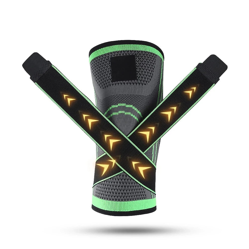 Health care products Knee Pads Braces Unisex Sports Support (1 Piece) How to strap the product on knee
