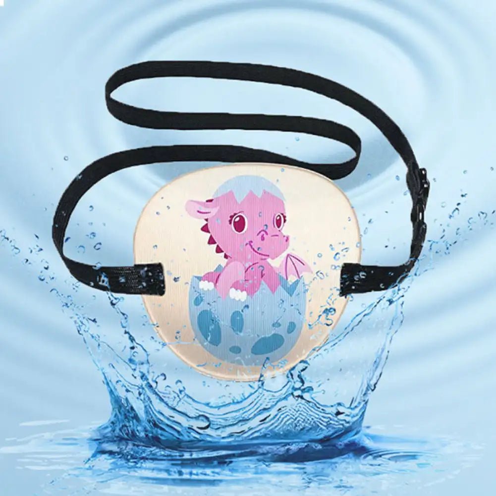 Health care products Medical Cute Children Eye Patch Cute Little Dino get out of an egg drawing on an eye patch