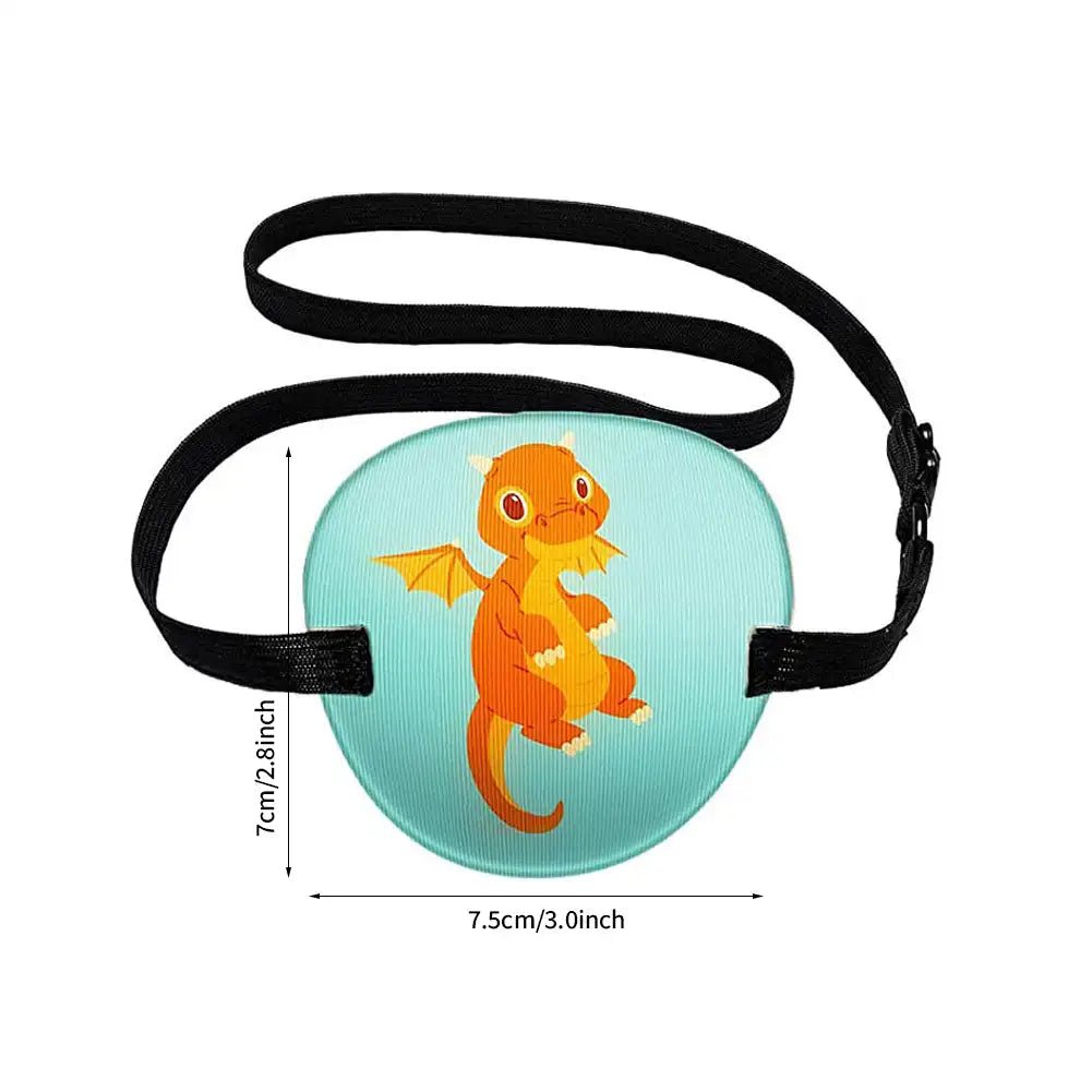 Health care products Medical Cute Children Eye Patch Cute Little dragon cartoon on the eye patch