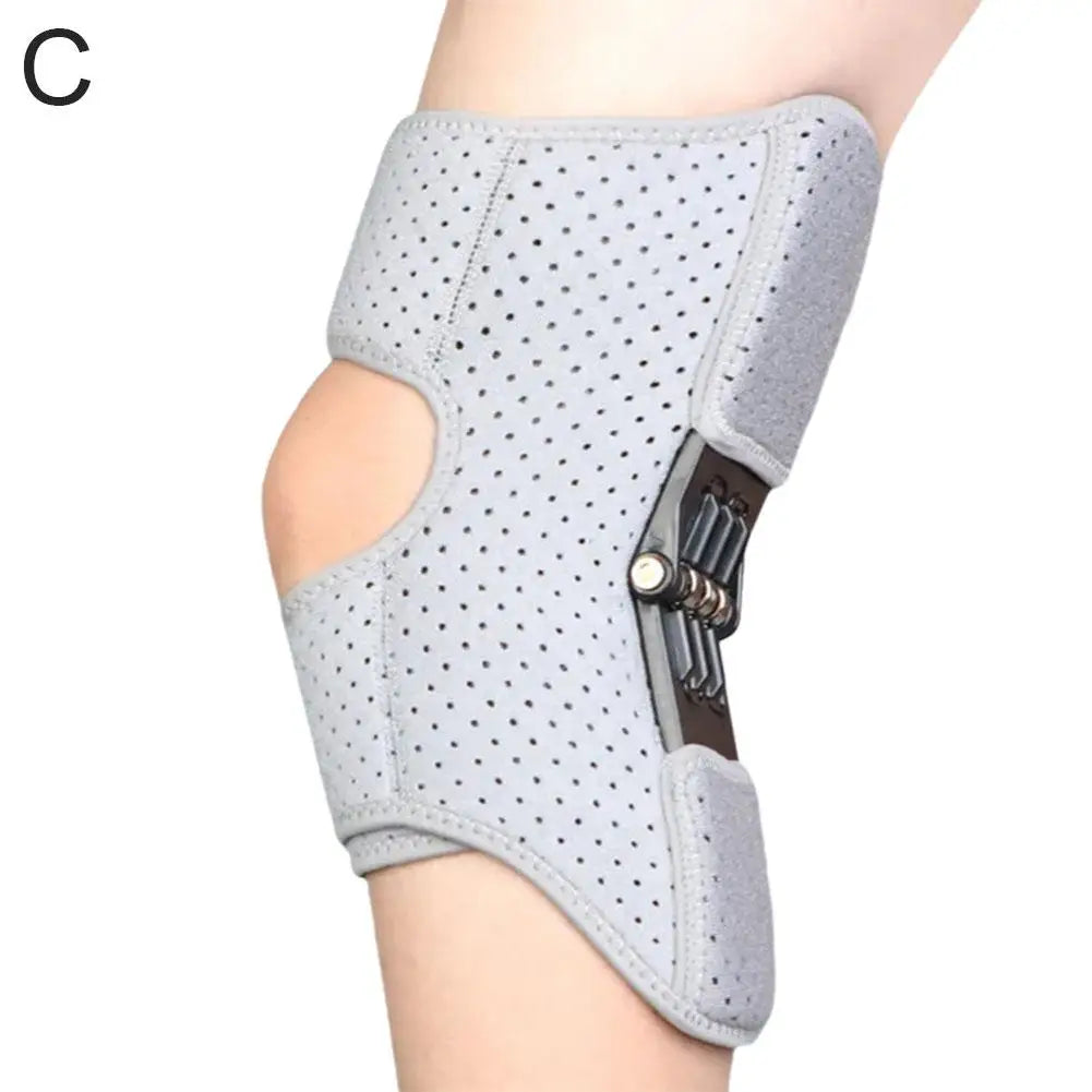 jem personal health care knee support pads white silver colour on woman leg picture
